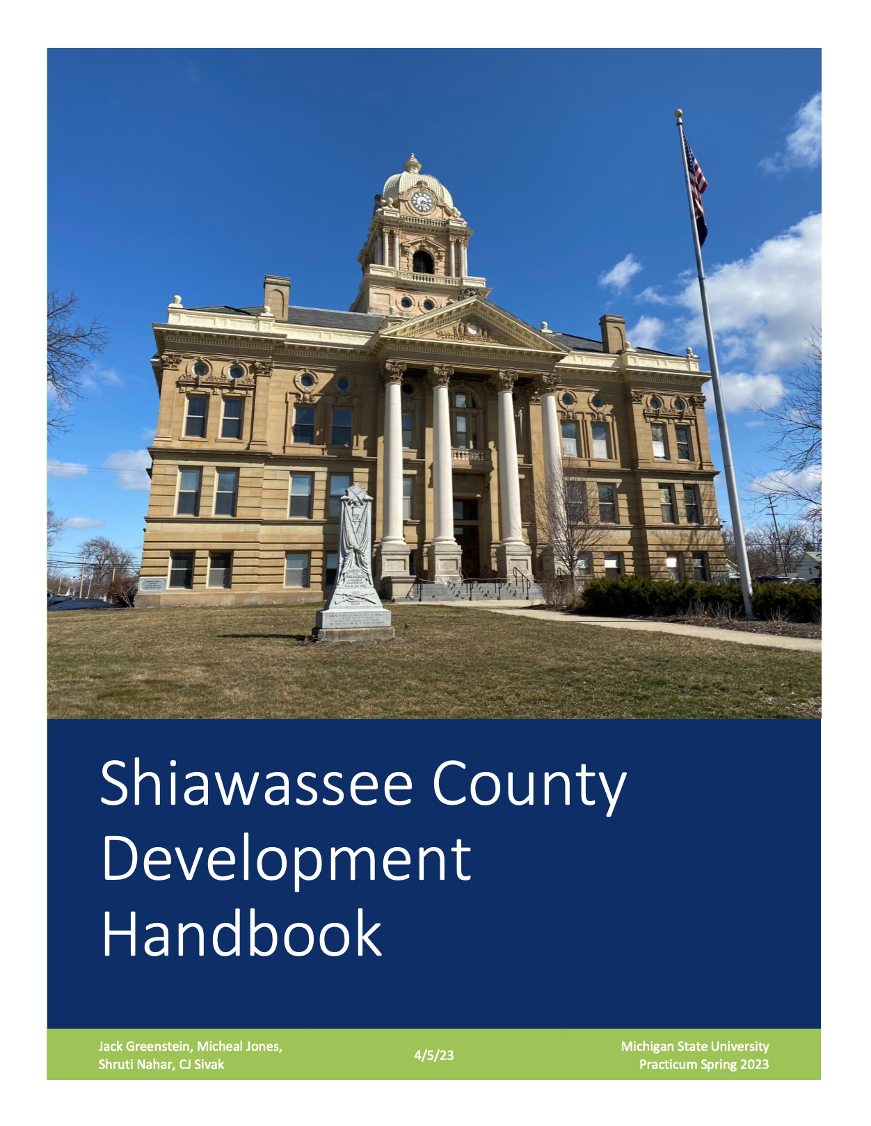                      2023: Shiawassee County Development Handbook Report